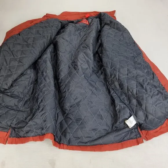 Izod Shacket Mens Sz Large Red Jacket Gorpcore Luxury Sport Shooting Shirt Cold - Picture 7 of 16